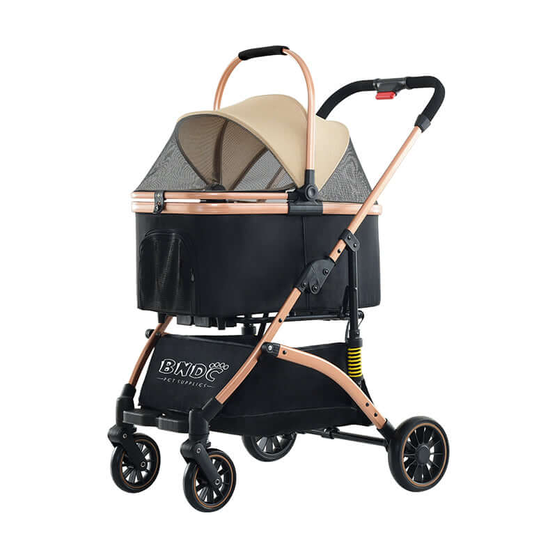 BNDC Pet Stroller 301 (Black Khaki)