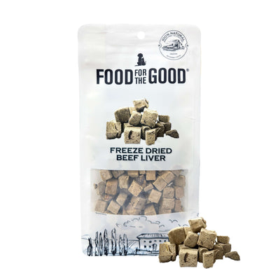 Freeze-Dried Beef Liver Cat & Dog Treats - High-Protein, Vitamin-Rich