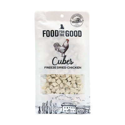 Food For The Good Freeze Dried Chicken Cubes Cat & Dog Treats