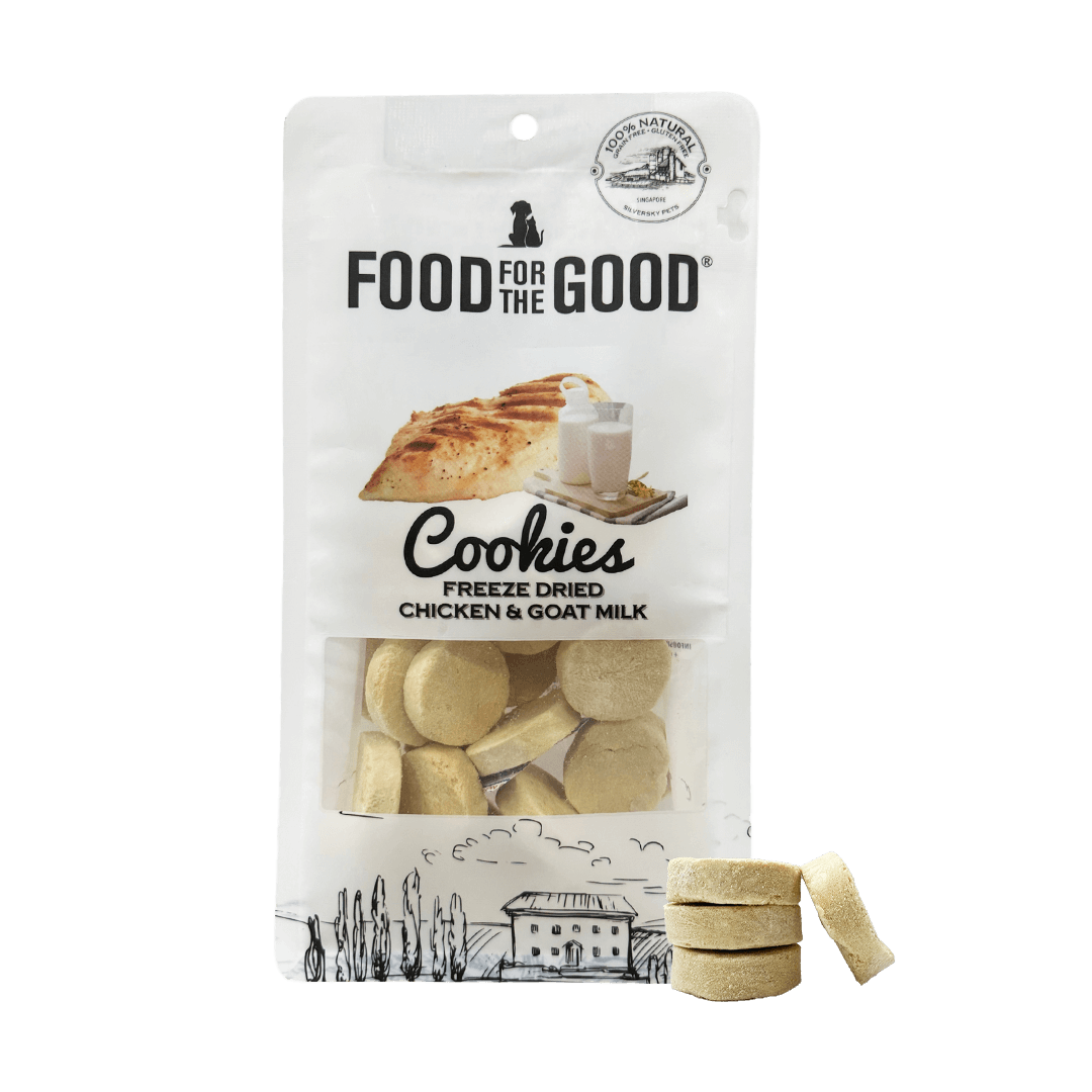 Freeze-Dried Chicken & Goat Milk Pet Cookies - Gut-Friendly Treats