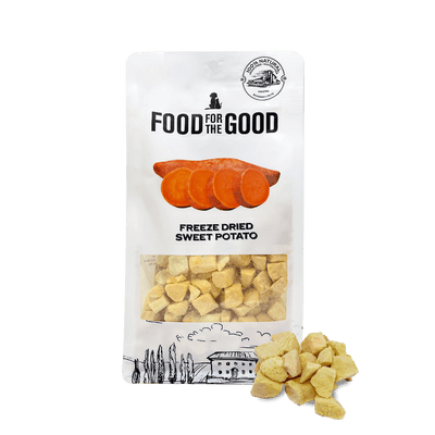 Freeze-Dried Orange Sweet Potato Pet Treats - Beta-Carotene Rich