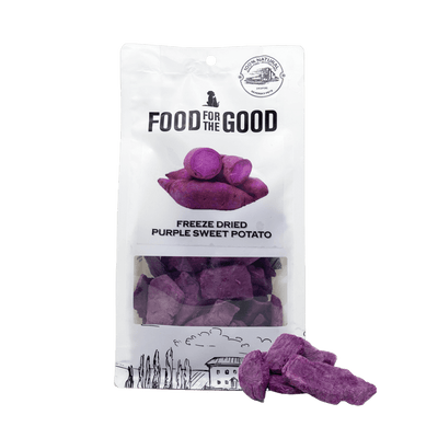 Freeze-Dried Purple Sweet Potato Pet Treats - Antioxidant Powerhouse