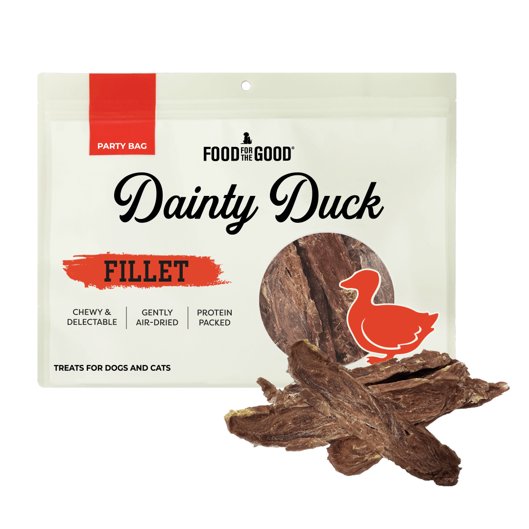 Party Bag Duck Fillet Treats for Cats & Dogs - Novel Protein