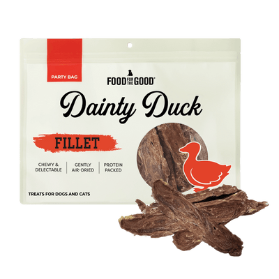 Party Bag Duck Fillet Treats for Cats & Dogs - Novel Protein