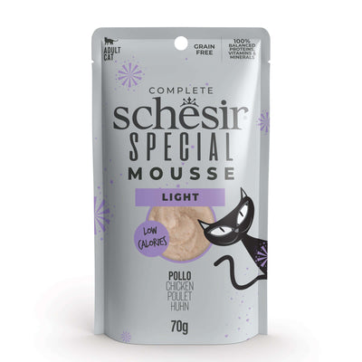 Schesir Light Chicken Mousse Cat Food - Weight Management Recipe