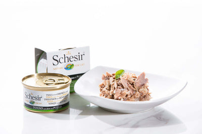 Schesir Tuna Chicken Fillet Cat Food in Jelly