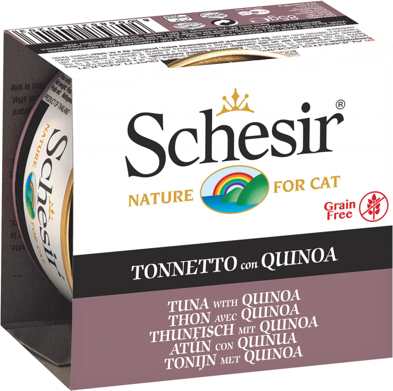 Schesir Tuna with Quinoa Jelly canned cat food