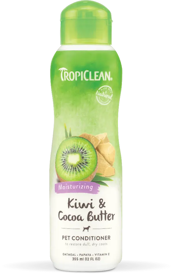 TropiClean Kiwi and Cocoa Butter Pet Conditioner for Dogs and Cats