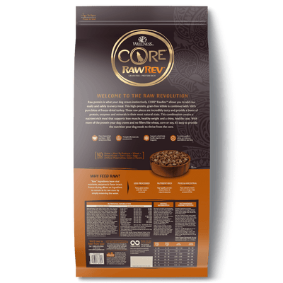 Wellness CORE RawRev Turkey Puppy Grain-Free Dog Food with Freeze-Dried Raw Pieces
