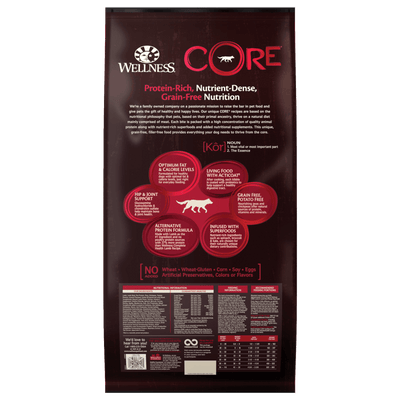 Wellness Core Wild Game Grain-Free dry dog food with lamb and lamb meal