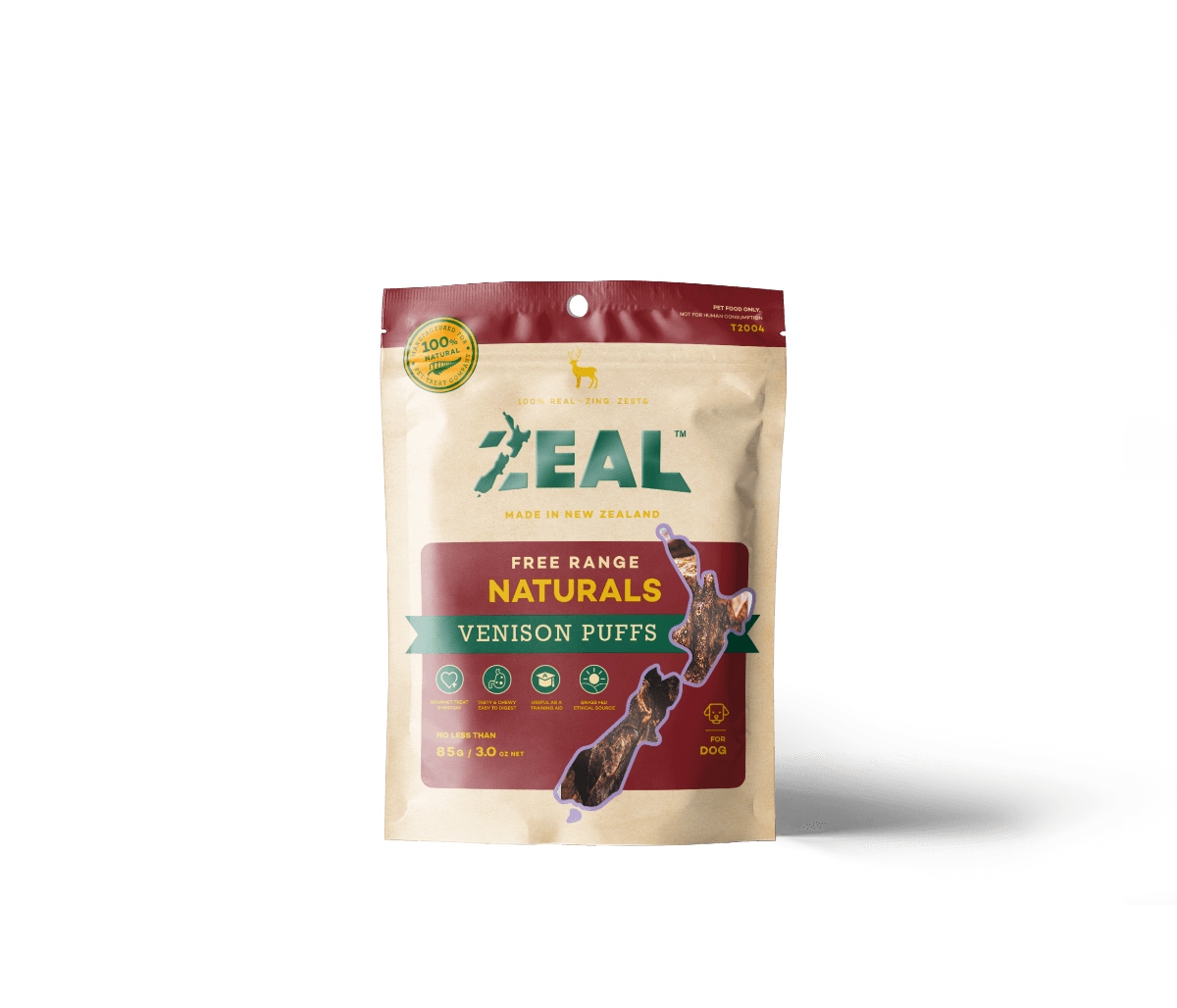 Zeal Venison Puffs Dog and Cat Treats
