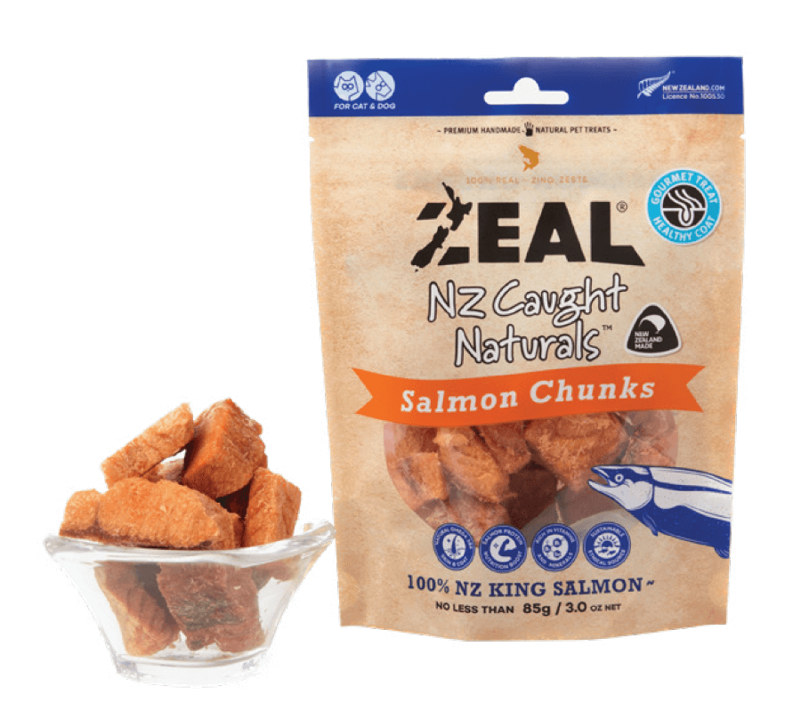 ZealWildCaughtSalmonChunks dog treats