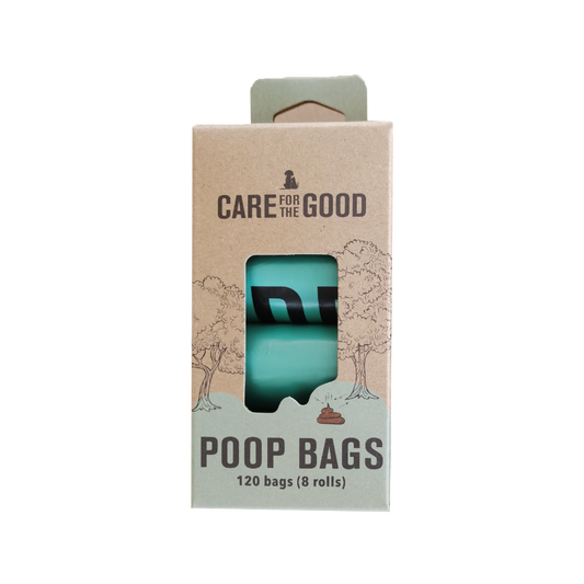 Care For The Good eco-friendly poop bags, 8 rolls of 15 bags each