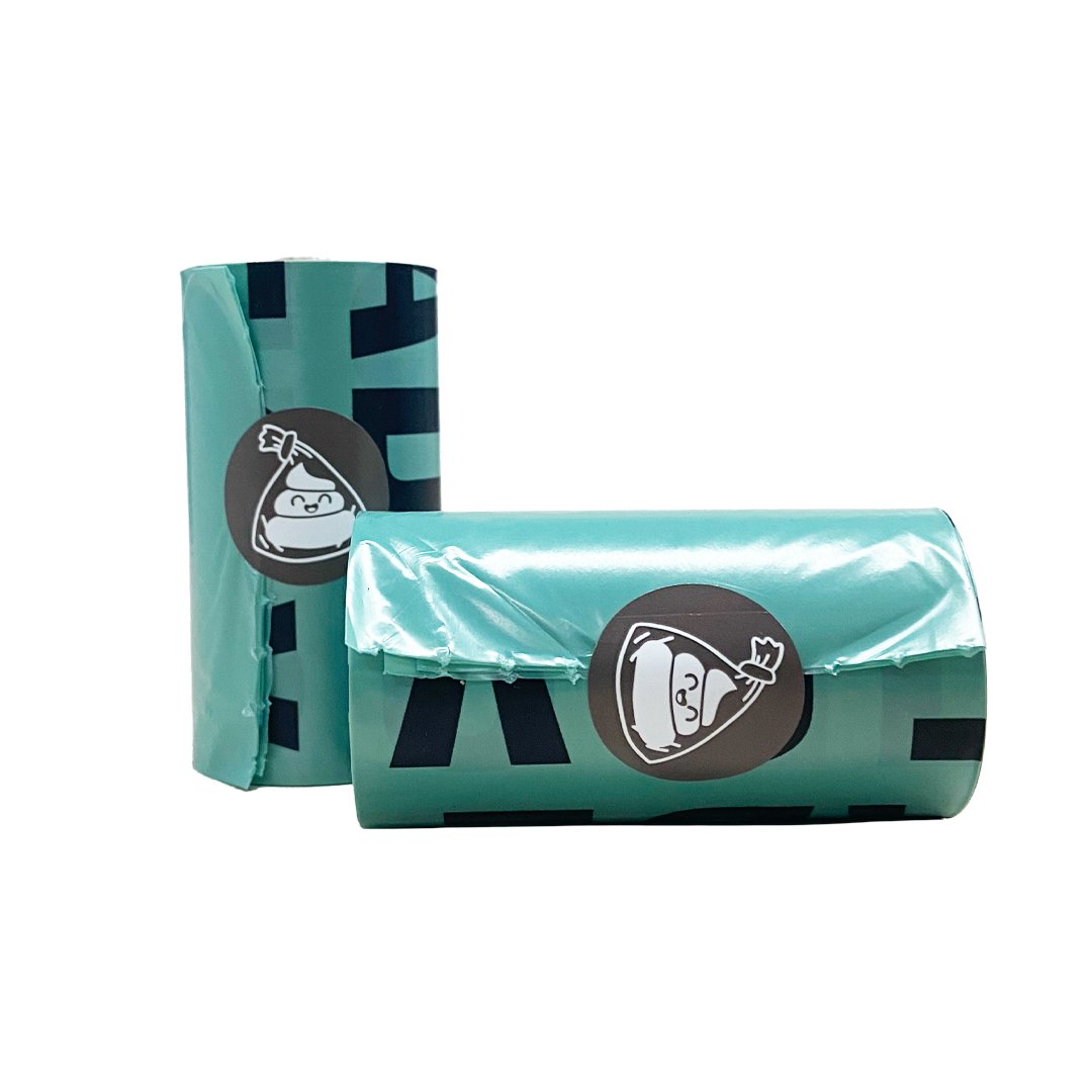 Care For The Good eco-friendly poop bags, 8 rolls of 15 bags each