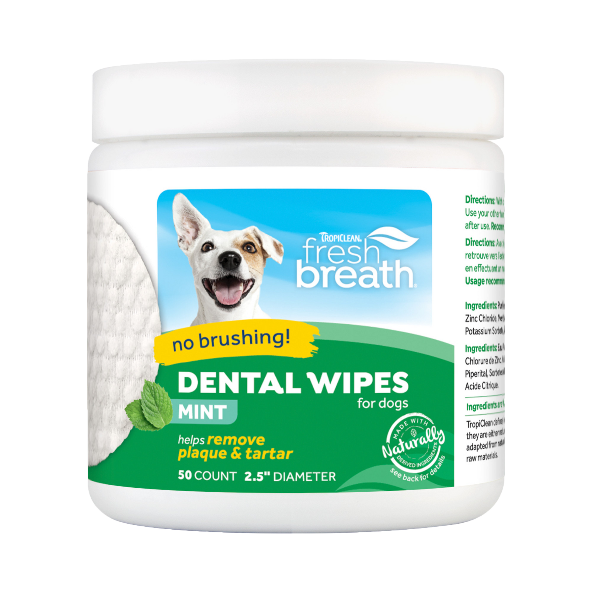 tropiclean dental wipes