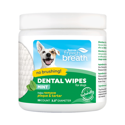 tropiclean dental wipes