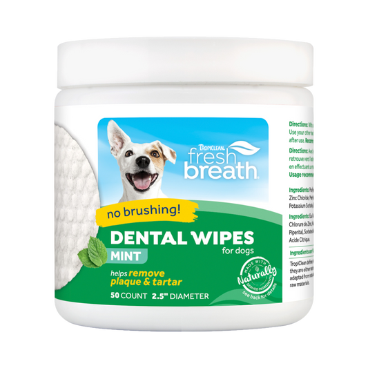 tropiclean dental wipes