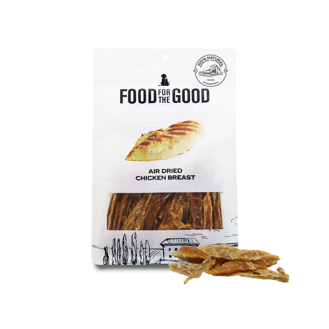 Food For The Good Air Dried Chicken Breast Cat & Dog Treats