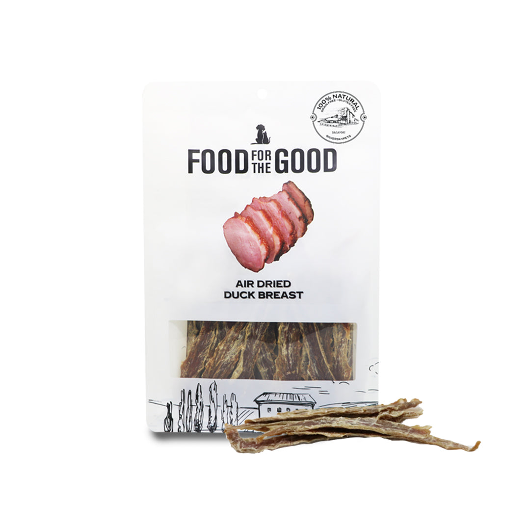 Food For The Good Air Dried Duck Breast Cat & Dog Treats