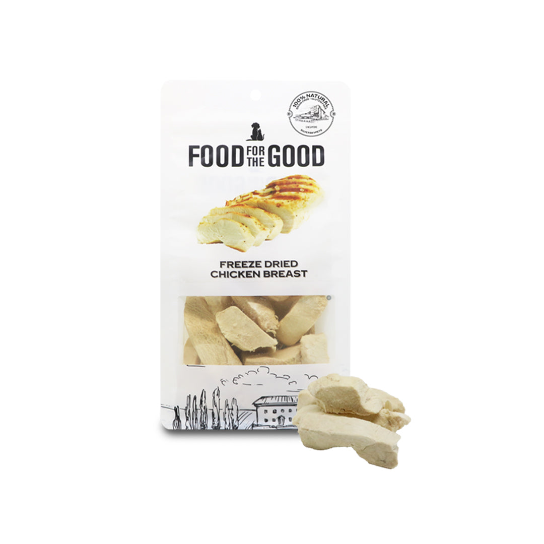 Food For The Good Freeze Dried Chicken Breast Cat & Dog Treats