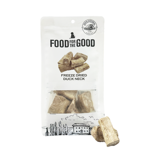 Food For The Good Freeze Dried Duck Neck Cat & Dog Treats