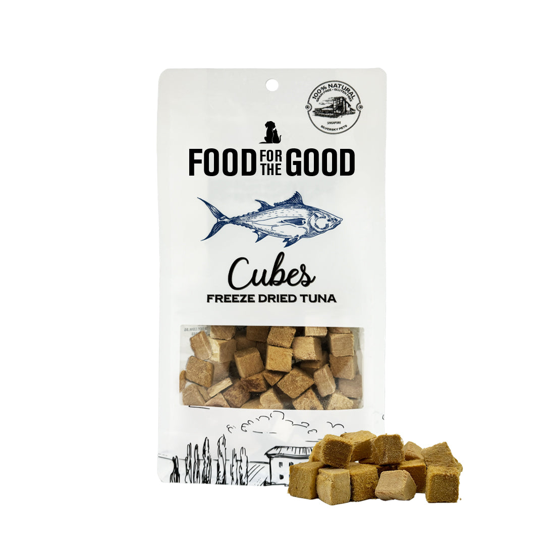 Food For The Good Freeze Dried Tuna Cubes Cat & Dog Treats