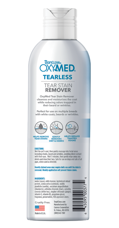 oxymed pet tear stain remover