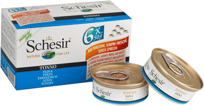 Schesir Tuna Multipack - 6 cans of cat food 50g each