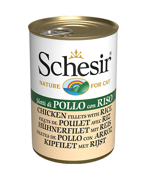 Schesir Chicken Fillet with Rice Jelly canned cat food