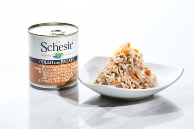 Schesir Chicken Potato Rice Wet Dog Food - Complete Canned Meal