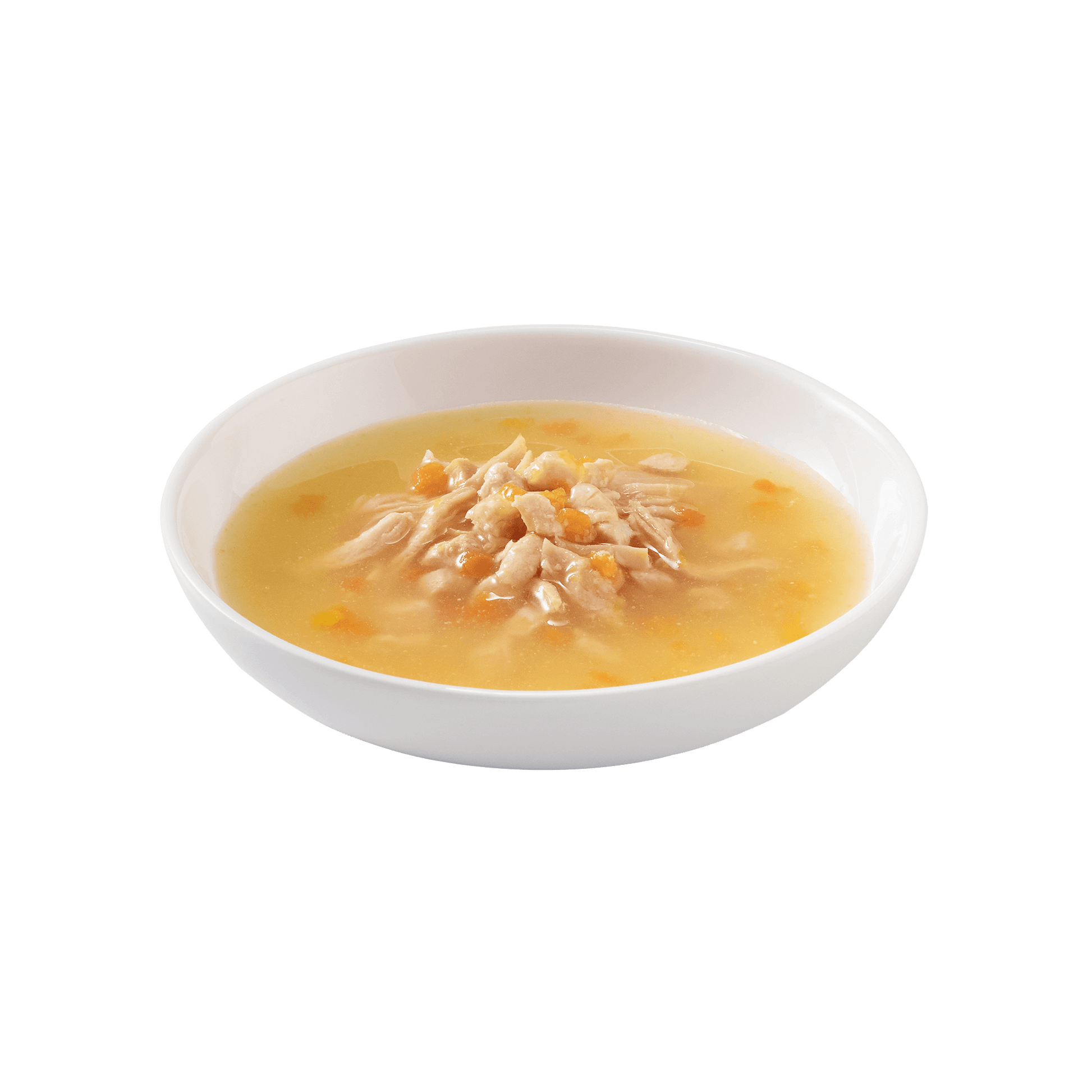 Schesir Chicken Pumpkin Cat Food Pouch - Digestive Support Soup with Lean Protein