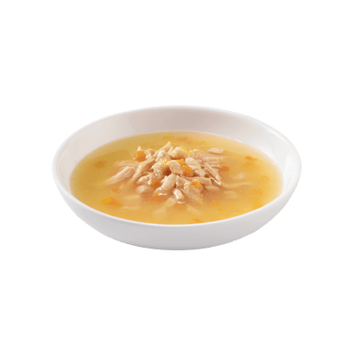 Schesir Chicken Pumpkin Cat Food Pouch - Digestive Support Soup with Lean Protein