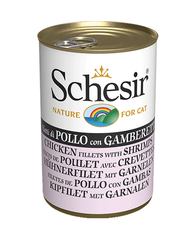 Schesir Chicken with Shrimps Jelly canned cat food