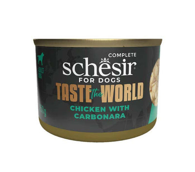 Schesir Chicken Carbonara Canned Dog Food - Italian-Inspired Recipe