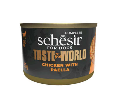 Schesir Chicken Paella Canned Dog Food - Spanish Recipe