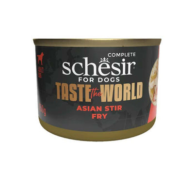 Schesir Asian Stir Fry Canned Dog Food - Exotic Recipe