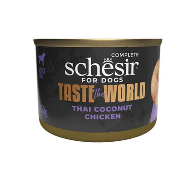 Schesir Chicken Thai Coconut Canned Dog Food - Exotic Recipe