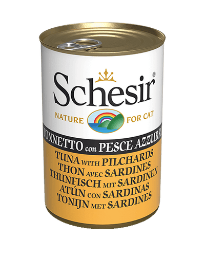 Schesir Tuna with Pilchards Jelly canned cat food
