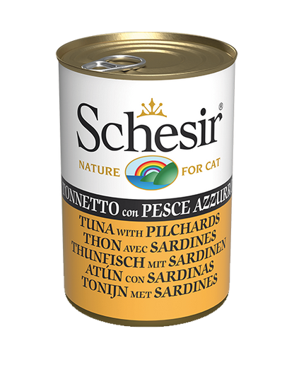 Schesir Tuna with Pilchards Jelly canned cat food