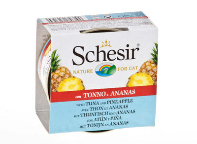 Schesir Tuna Pineapple Canned Cat Food - Limited Ingredient Tropical Recipe