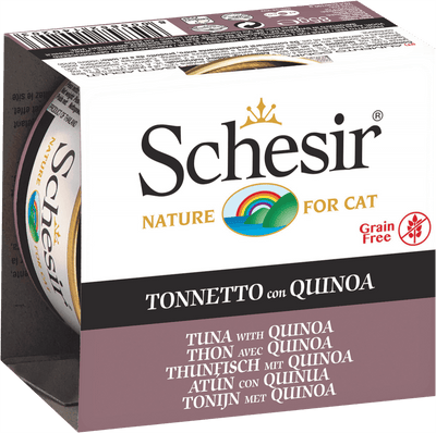 Schesir Tuna with Quinoa Jelly canned cat food
