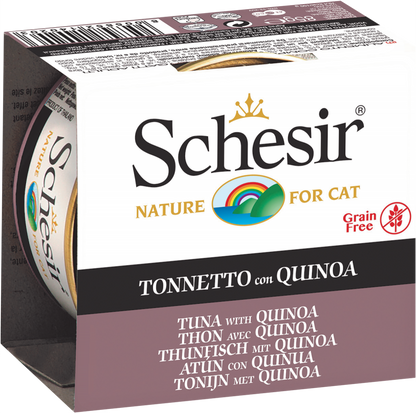 Schesir Tuna with Quinoa Jelly canned cat food