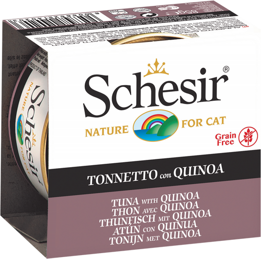 Schesir Tuna with Quinoa Jelly canned cat food