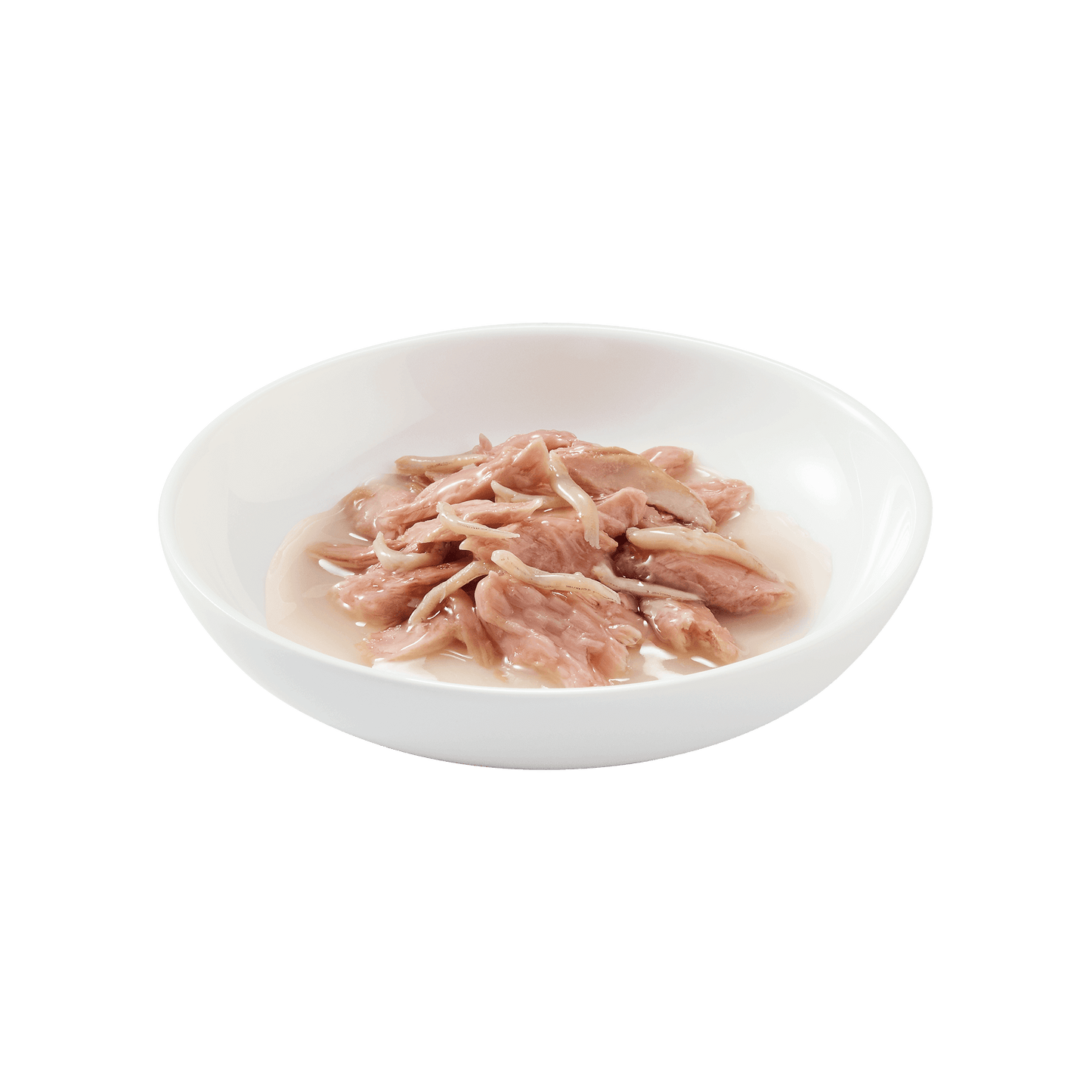 a bowl of Schesir Tuna & Whitebait Jelly Cat Food – Natural, Canned Wet Food