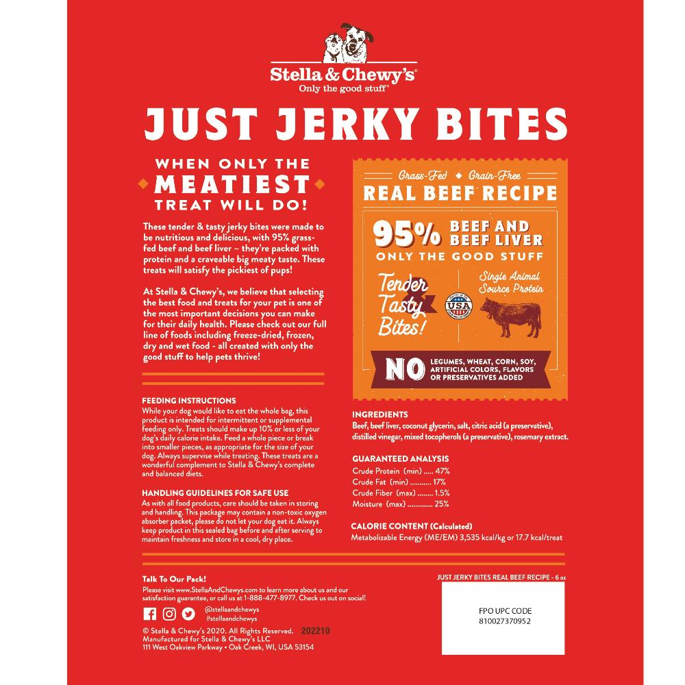 Stella & Chewy’s Beef Jerky Dog Treats