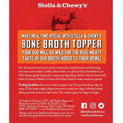 Stella & Chewy's Broth Topper Grass-Fed Beef 