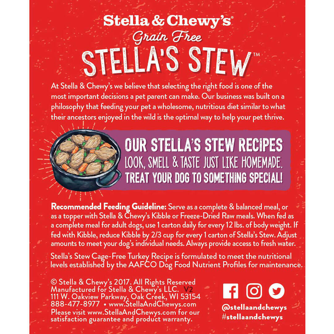 Stella & Chewy's Cage-Free Turkey Recipe Stew