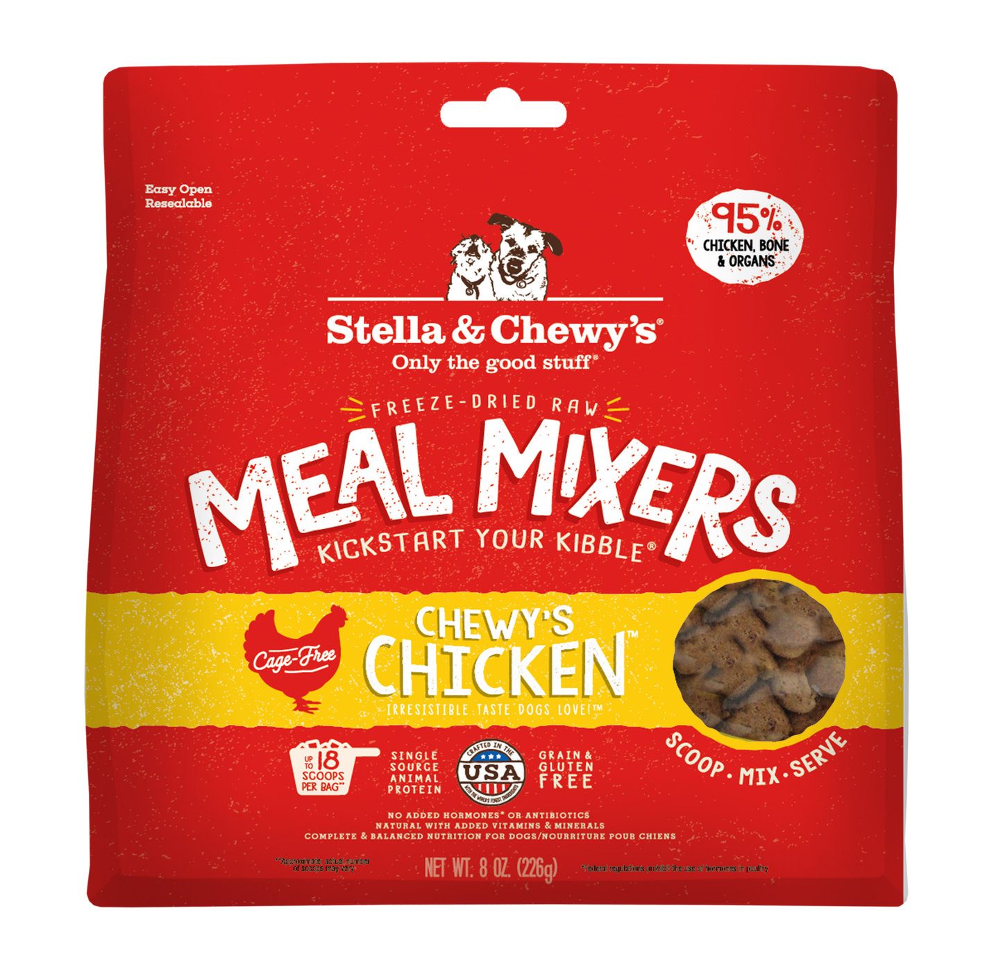 Stella & Chewy's Chewy’s Chicken Freeze-Dried Raw Dog Meal Mixers