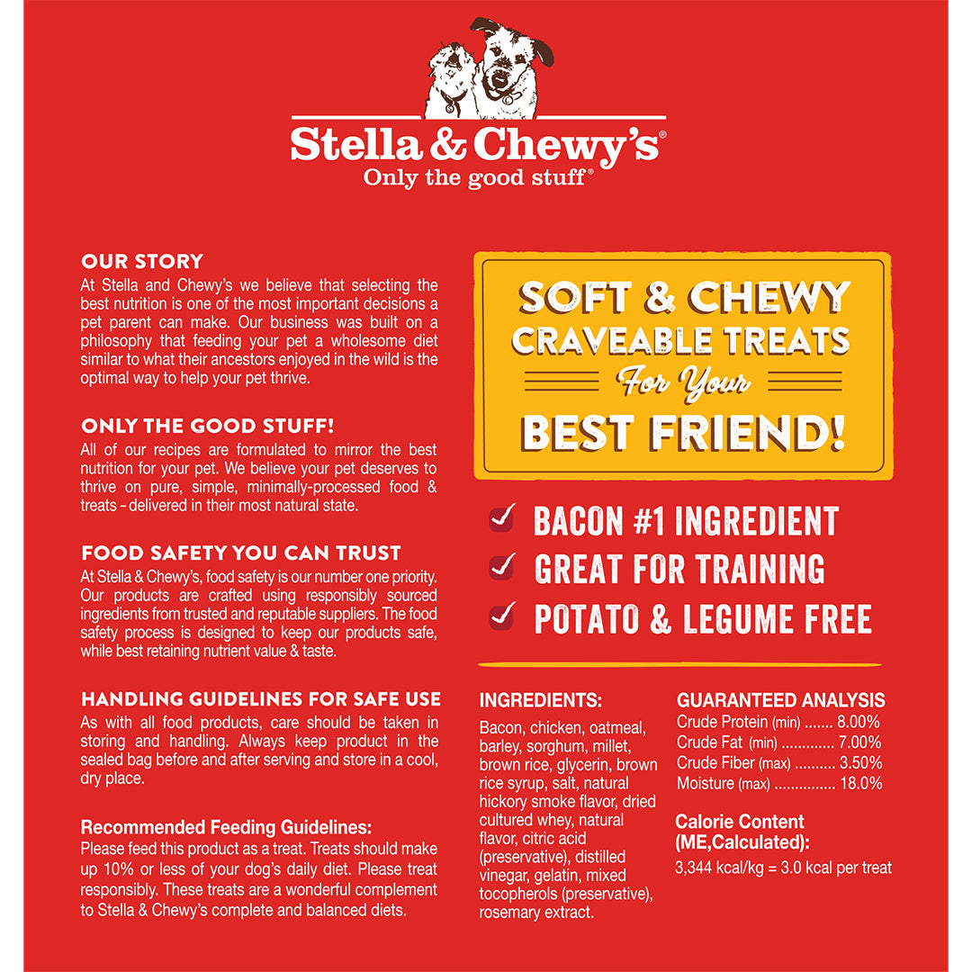 Stella & Chewy’s Crav’n Bac’n Bites Bacon & Chicken Recipe Dog Treats