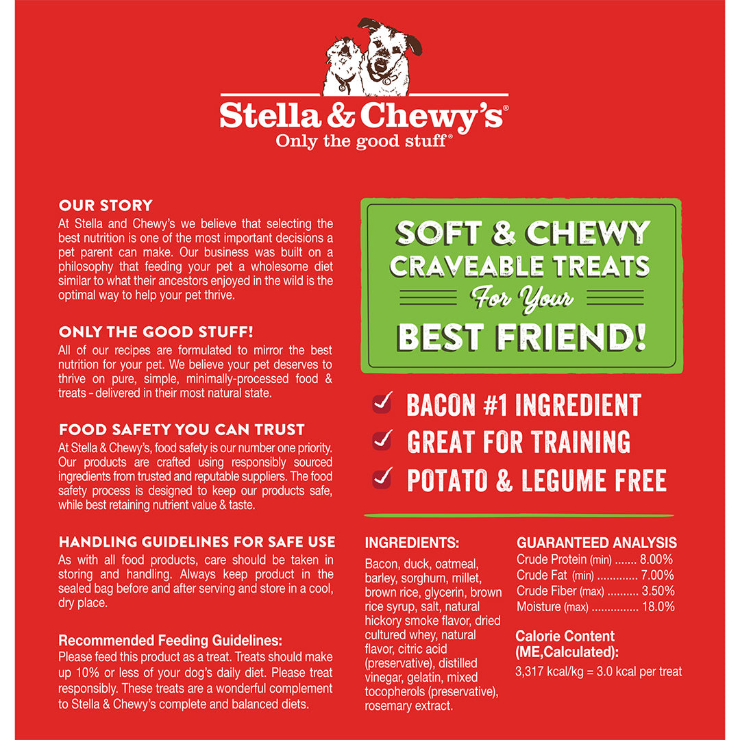 Stella & Chewy’s Bacon & Duck Recipe Dog Treats